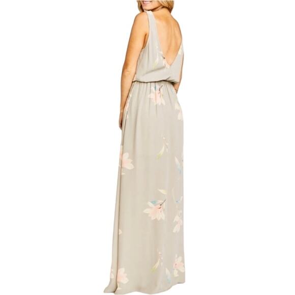 Show Me Your Mumu NEW Size XXS  Kendall Chiffon V Neck Maxi Bridesmaid Dress - Picture 3 of 12